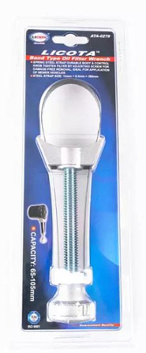 Съемник масляных фильтров стальная лента 60-105 мм Licota Съемник масляных фильтров стальная лента 60-105 мм Licota