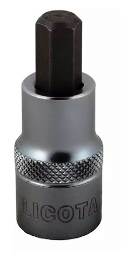 Головка торцевая с шестигранной вставкой 1/2" H10, 55 мм Licota Головка торцевая с шестигранной вставкой 1/2" H10, 55 мм Licota