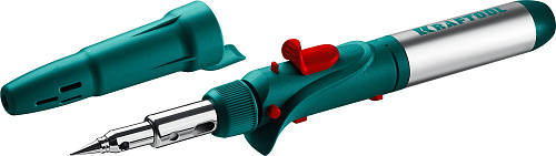 Паяльник газовый 30-120 Вт, 1300°С горелка, фен, пьезоподжиг, набор 10 в 1 KRAFTOOL SolderGas Паяльник газовый 30-120 Вт, 1300°С горелка, фен, пьезоподжиг, набор 10 в 1 KRAFTOOL SolderGas