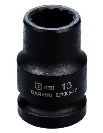 Головка торцевая ударная 1/2" 13 мм, 12 гр. GARWIN Головка торцевая ударная 1/2" 13 мм, 12 гр. GARWIN