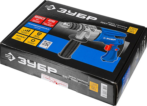 Дрель ударная 850 Вт, 13 мм ЗУБР ЗДУ-850 ЭРММ2 Дрель ударная 850 Вт, 13 мм ЗУБР ЗДУ-850 ЭРММ2