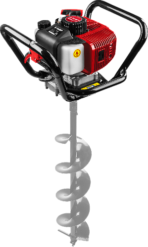 Мотобур (бензобур), d=60-200 мм, 52 см3, 1 оператор, ЗУБР Мотобур (бензобур), d=60-200 мм, 52 см3, 1 оператор, ЗУБР