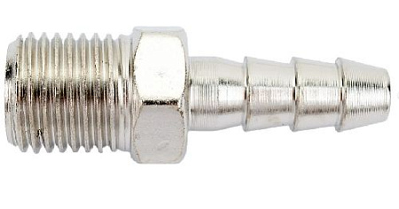 Переходник наружная резьба 1/4" - елка 10 мм Rossvik Переходник наружная резьба 1/4" - елка 10 мм Rossvik