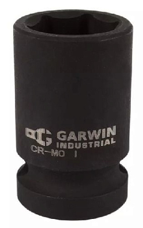 Головка торцевая ударная 1/2" 17 мм, 6 гр. GARWIN Головка торцевая ударная 1/2" 17 мм, 6 гр. GARWIN