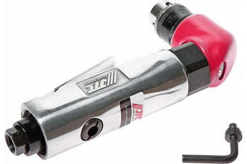 Дрель пневматическая угловая 3/8", 10 мм, 1900 об/мин, 280 л/мин, штуцер 1/4", 6.2 бар JTC Дрель пневматическая угловая 3/8", 10 мм, 1900 об/мин, 280 л/мин, штуцер 1/4", 6.2 бар JTC
