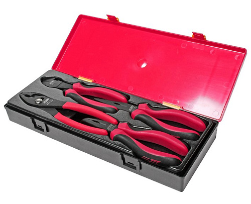 Набор шарнирно-губцевого инструмента 4 предм. в кейсе JTC Набор шарнирно-губцевого инструмента 4 предм. в кейсе JTC