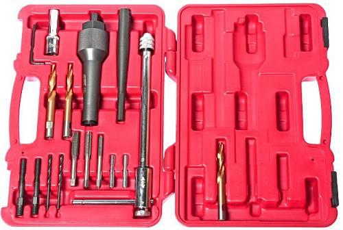 Набор инструментов для извлечения свечей накаливания 16 предм. JTC Набор инструментов для извлечения свечей накаливания 16 предм. JTC