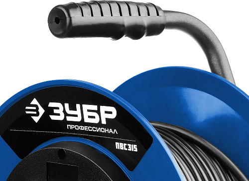 Удлинитель на катушке ПВС 50 м, 4 гнезда, 3*1,5 кв.мм, 3500 Вт, IP44 ЗУБР Профессионал ПВС-315 Удлинитель на катушке ПВС 50 м, 4 гнезда, 3*1,5 кв.мм, 3500 Вт, IP44 ЗУБР Профессионал ПВС-315