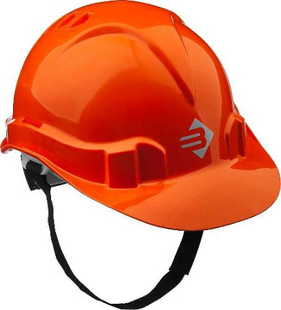 Каска защитная оранжевая с амортизационной вставкой и храповым механизмом регулировки размера ЗУБР Каска защитная оранжевая с амортизационной вставкой и храповым механизмом регулировки размера ЗУБР