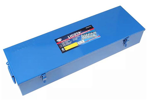 Набор головок торцевых 36-80 мм (1") 6 гр., 15 предм. Licota Набор головок торцевых 36-80 мм (1") 6 гр., 15 предм. Licota