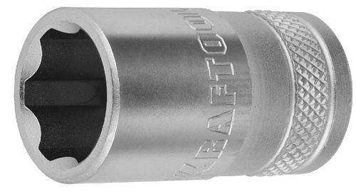 Головка торцевая 1/2" 15 мм Super Lock CrV KRAFTOOL Головка торцевая 1/2" 15 мм Super Lock CrV KRAFTOOL