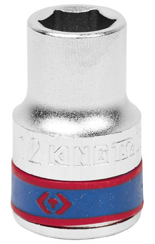 Головка торцевая 1/2" 12 мм, 6 гр., KING TONY 433512M Головка торцевая 1/2" 12 мм, 6 гр., KING TONY 433512M