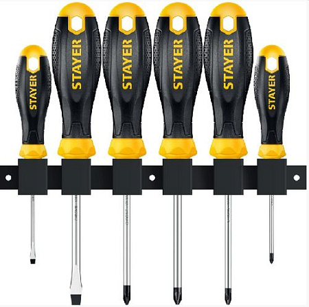 Набор отверток 6 предм STAYER Hercules Набор отверток 6 предм STAYER Hercules