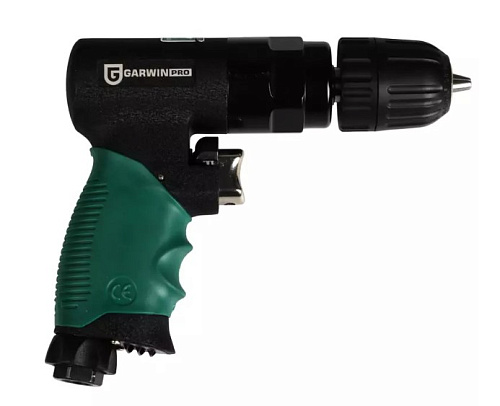 Дрель пневматическая 3/8", 10 мм, 1800 об/мин, реверс GARWIN Дрель пневматическая 3/8", 10 мм, 1800 об/мин, реверс GARWIN