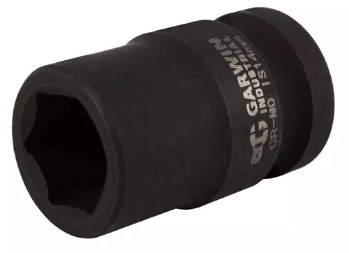 Головка торцевая ударная 1/2" 15 мм, 6 гр. GARWIN Головка торцевая ударная 1/2" 15 мм, 6 гр. GARWIN