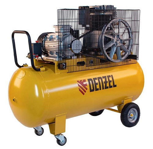 Компрессор масляный ременной 200 л, 4,0 кВт, 690 л/мин, 10 бар, 380 В Denzel BCI4000-T/200 Компрессор масляный ременной 200 л, 4,0 кВт, 690 л/мин, 10 бар, 380 В Denzel BCI4000-T/200
