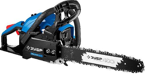 Бензопила 1,5 кВт/2,0 л.с., шина 16"/40 см (3/8", 57 зв) ЗУБР Профессионал Бензопила 1,5 кВт/2,0 л.с., шина 16"/40 см (3/8", 57 зв) ЗУБР Профессионал