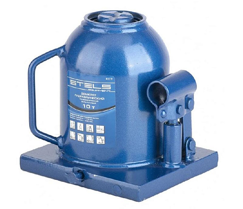 Домкрат бутылочный 10 т 170-430 мм двухштоковый STELS Домкрат бутылочный 10 т 170-430 мм двухштоковый STELS