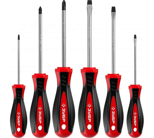 Набор отверток 6 шт ЗУБР Мастер-6 Набор отверток 6 шт ЗУБР Мастер-6