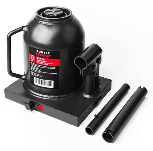 Домкрат бутылочный 10 т 170-430 мм, двухштоковый, профессиональный RUNTEC TECHNIC Домкрат бутылочный 10 т 170-430 мм, двухштоковый, профессиональный RUNTEC TECHNIC