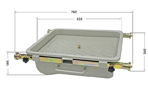 Ванна для слива масла на яму 48 л HC-48L Ванна для слива масла на яму 48 л HC-48L