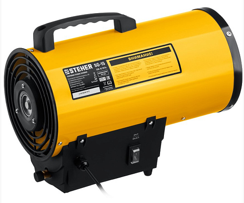 Пушка тепловая газовая 10,0 кВт, 300 м.куб/час, 0,7 кг/ч STEHER Пушка тепловая газовая 10,0 кВт, 300 м.куб/час, 0,7 кг/ч STEHER