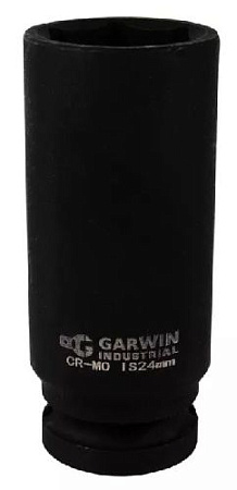 Головка торцевая ударная глубокая 1/2" 28 мм, 6 гр. GARWIN Головка торцевая ударная глубокая 1/2" 28 мм, 6 гр. GARWIN