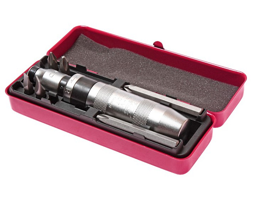 Отвертка ударная с набором бит 6 шт JTC-3207 Отвертка ударная с набором бит 6 шт JTC-3207