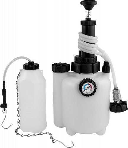 Устройство для замены тормозной жидкости с ручным приводом 2,5 л Thorvik BCBS Устройство для замены тормозной жидкости с ручным приводом 2,5 л Thorvik BCBS