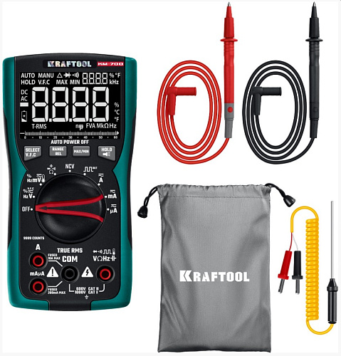 Мультиметр цифровой KRAFTOOL KM-700 Мультиметр цифровой KRAFTOOL KM-700