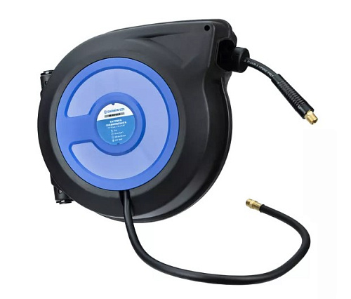 Катушка пневмошланга 10/15 мм, 9 м, 1/4" GARWIN Катушка пневмошланга 10/15 мм, 9 м, 1/4" GARWIN