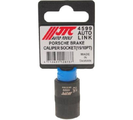 Головка для демонтажа суппортов на PORSCHE 1/2" DR, 15 ммx10PT, 30 мм JTC Головка для демонтажа суппортов на PORSCHE 1/2" DR, 15 ммx10PT, 30 мм JTC