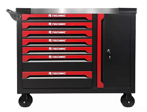 Тележка инструментальная 7 полок, серая RUNTEC TECHNIC Тележка инструментальная 7 полок, серая RUNTEC TECHNIC