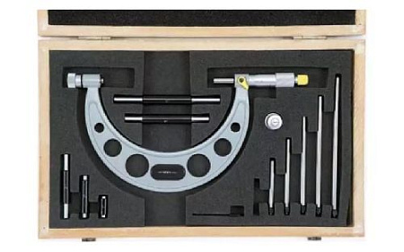 Микрометр механический со сменными штифтами 400-500 мм (0,01) ASIMETO Микрометр механический со сменными штифтами 400-500 мм (0,01) ASIMETO