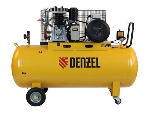 Компрессор масляный ременной 270 л, 5,5 кВт, 850 л/мин, 10 бар, 380 В Denzel BCI5500-T/270 Компрессор масляный ременной 270 л, 5,5 кВт, 850 л/мин, 10 бар, 380 В Denzel BCI5500-T/270