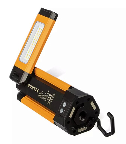 Светильник переносной аккумуляторный тройной на штативе 2000 лм, 4 Ач RUNTEC Светильник переносной аккумуляторный тройной на штативе 2000 лм, 4 Ач RUNTEC