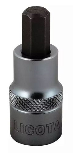 Головка торцевая с шестигранной вставкой 1/2" H 5, 55 мм Licota Головка торцевая с шестигранной вставкой 1/2" H 5, 55 мм Licota