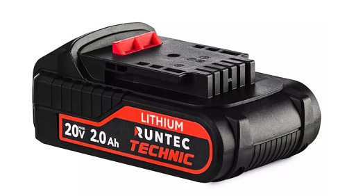 Аккумуляторная батарея 20 В, Li-Ion, 2 Ач RUNTEC TECHNIC Аккумуляторная батарея 20 В, Li-Ion, 2 Ач RUNTEC TECHNIC