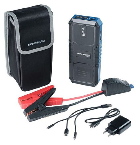 Пусковое устройство аккумуляторное 5/12/15 В, 550А, 21 Ач NORDBERG WSA21 Пусковое устройство аккумуляторное 5/12/15 В, 550А, 21 Ач NORDBERG WSA21