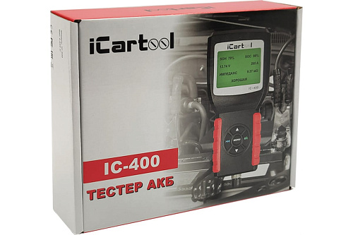 Тестер АКБ автомобилей 12/24V ICARTOOL IC-400 Тестер АКБ автомобилей 12/24V ICARTOOL IC-400