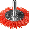 Щетка дисковая 50 мм для дрели, нейлоновая проволока с абразивным покрытием ЗУБР Щетка дисковая 50 мм для дрели, нейлоновая проволока с абразивным покрытием ЗУБР
