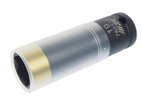 Головка торцевая ударная для литых дисков 1/2" 19 мм 6 гр. усиленная CrMo JTC Головка торцевая ударная для литых дисков 1/2" 19 мм 6 гр. усиленная CrMo JTC