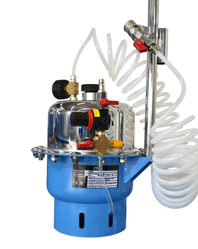 Установка для прокачки тормозной системы и системы сцепления пневматическая 6 л Trommelberg UZM05 Установка для прокачки тормозной системы и системы сцепления пневматическая 6 л Trommelberg UZM05