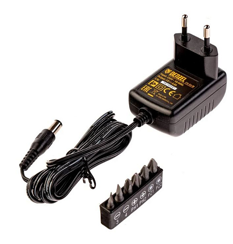 Отвертка аккумуляторная 4 Нм, 3,6 В, 1/4" с набором из 6 бит Denzel CSL-3,6-02 Отвертка аккумуляторная 4 Нм, 3,6 В, 1/4" с набором из 6 бит Denzel CSL-3,6-02