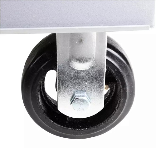 Тележка инструментальная 7 полок, с пластиковой столешницей, карманом, серая LICOTA Тележка инструментальная 7 полок, с пластиковой столешницей, карманом, серая LICOTA