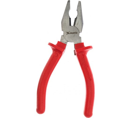 Плоскогубцы комбинированные 160 мм пласт. рукоятки MATRIX ECONOM Плоскогубцы комбинированные 160 мм пласт. рукоятки MATRIX ECONOM