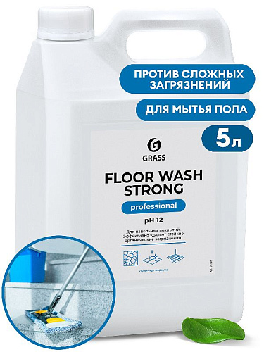 Средство для мытья пола (щелочное) Floor Wash Strong 5,6 л GRASS Средство для мытья пола (щелочное) Floor Wash Strong 5,6 л GRASS