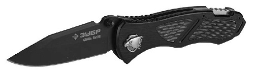 Нож складной 200 мм, лезвие 82 мм, металлическая рукоятка, ускоренное открытие ЗУБР Метеор Нож складной 200 мм, лезвие 82 мм, металлическая рукоятка, ускоренное открытие ЗУБР Метеор