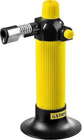 Горелка газовая с пьезоподжигом, регулировка пламени, 1000С STAYER "MASTER" Горелка газовая с пьезоподжигом, регулировка пламени, 1000С STAYER "MASTER"