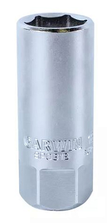 Головка свечная 1/2" 18 мм 6 гр. резиновый захват GARWIN Головка свечная 1/2" 18 мм 6 гр. резиновый захват GARWIN